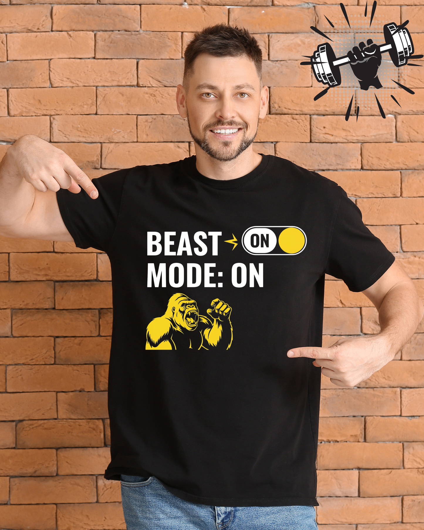 PehenLo Beast mode-ON Tshirt