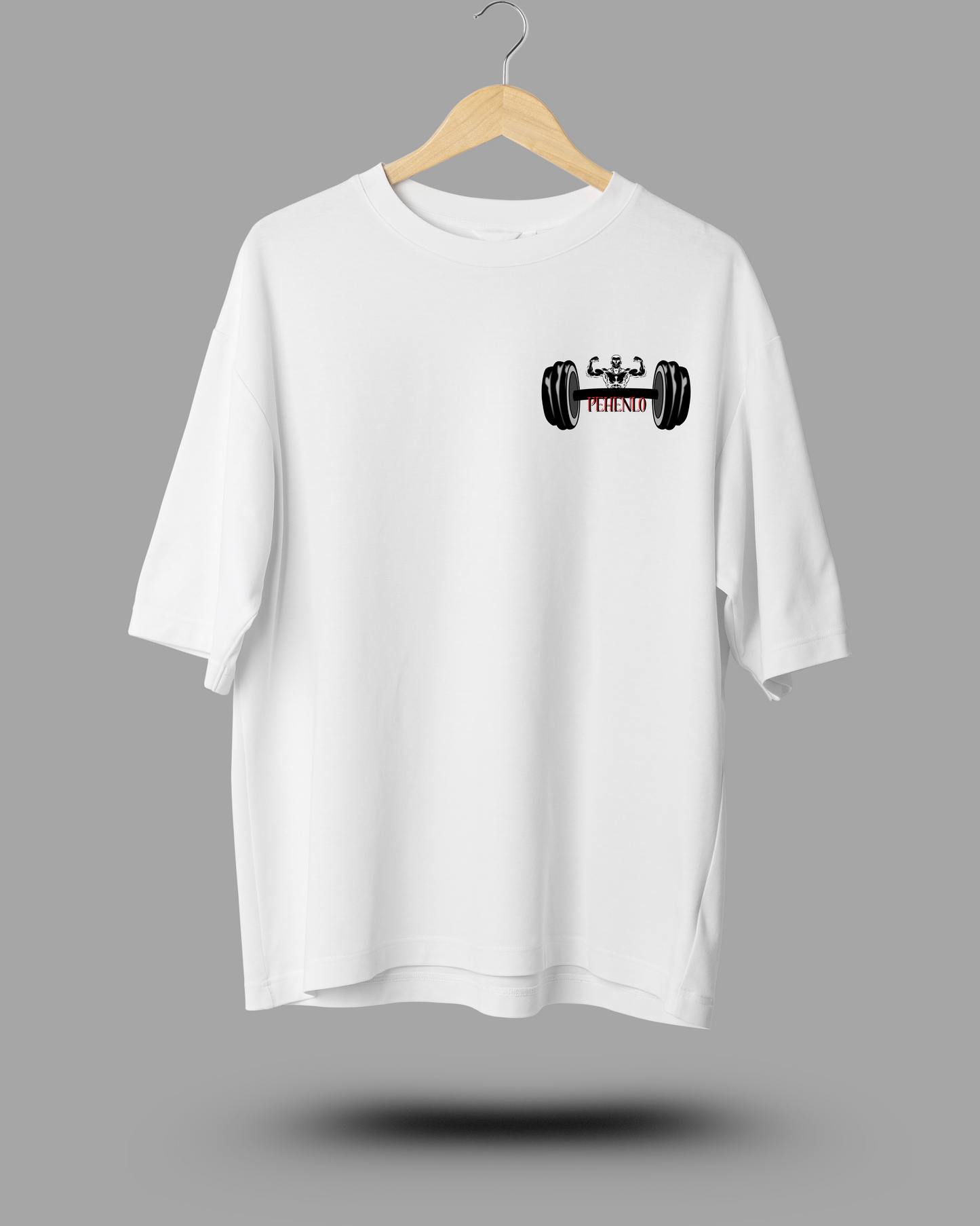 BODY BULDING ON TOP  Terry Oversized Tee