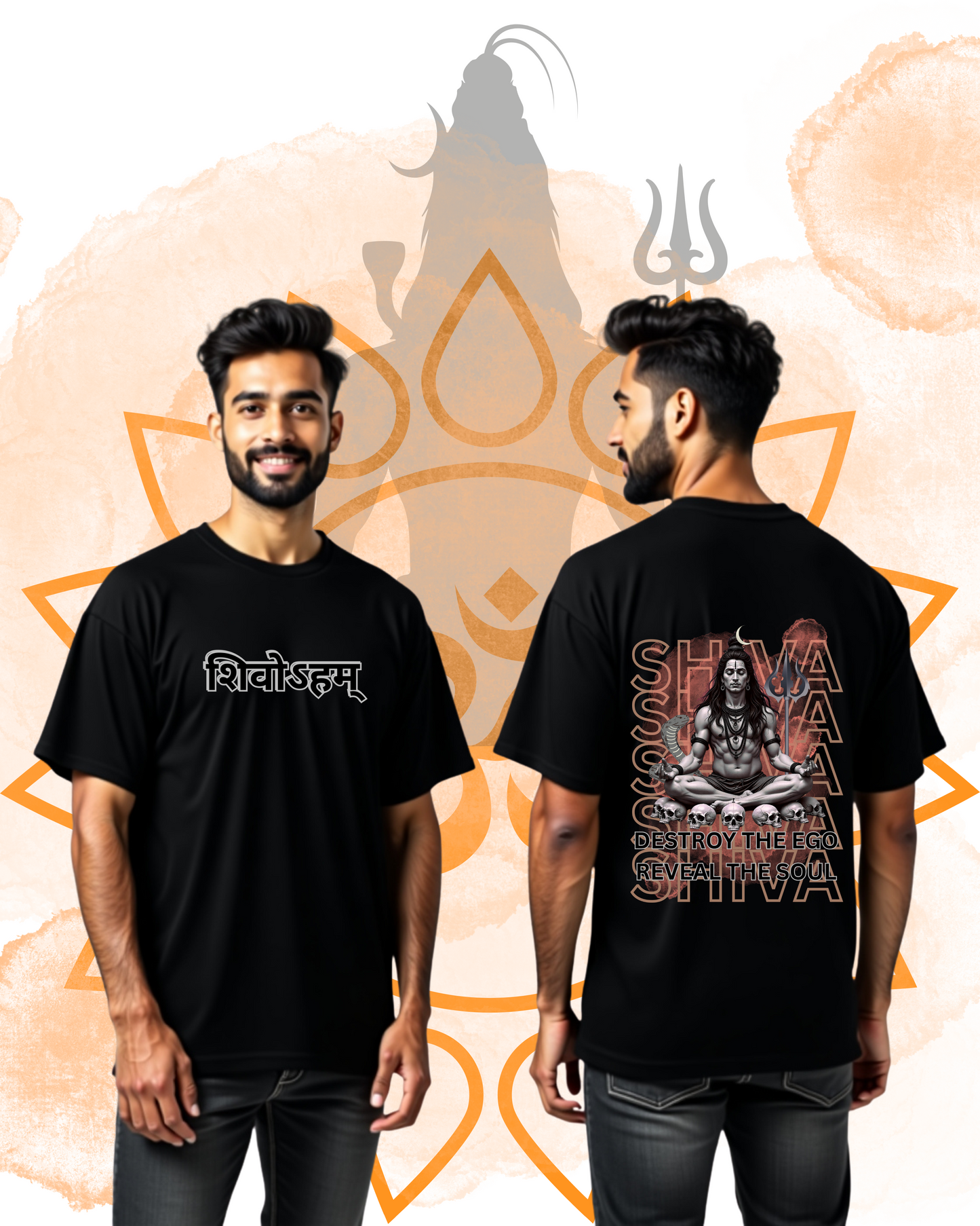 Shivoham Oversized 100% Cotton T-shirt