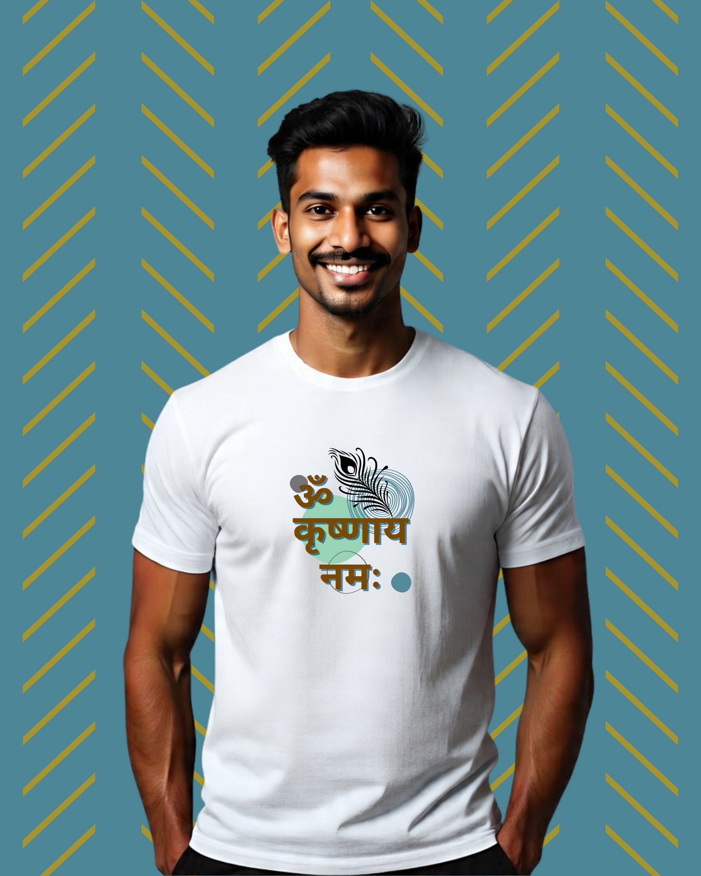 🕉️ Om Krishnay Namah Men's Edition