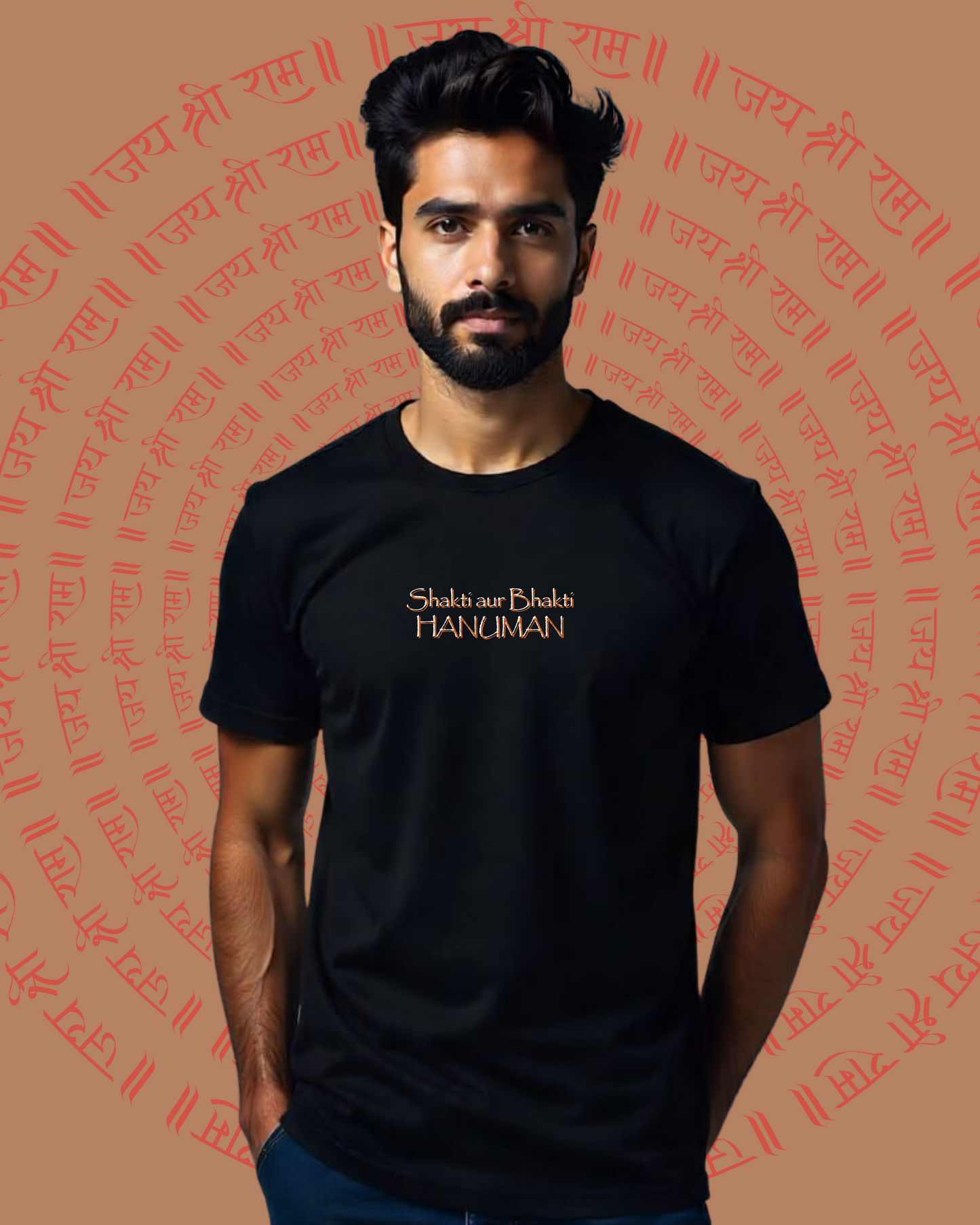 "Shakti Aur Bhakti" 100% Cotton Premium Tshirt