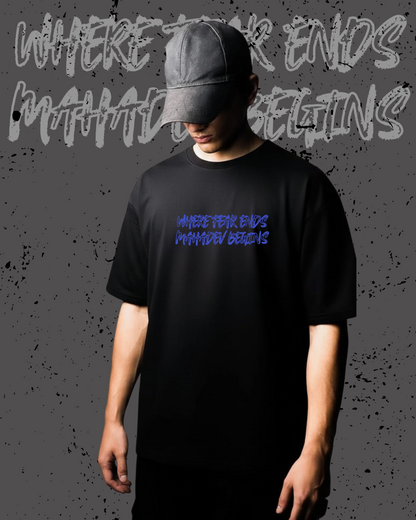 "Fearless Mahadev" Edition 100% Premium Cotton Oversized T-shirts