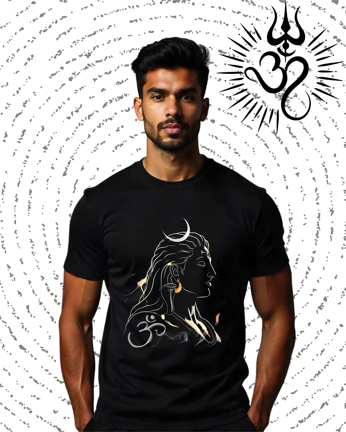 Adiyogi Mahadev Normal Fit Tshirt