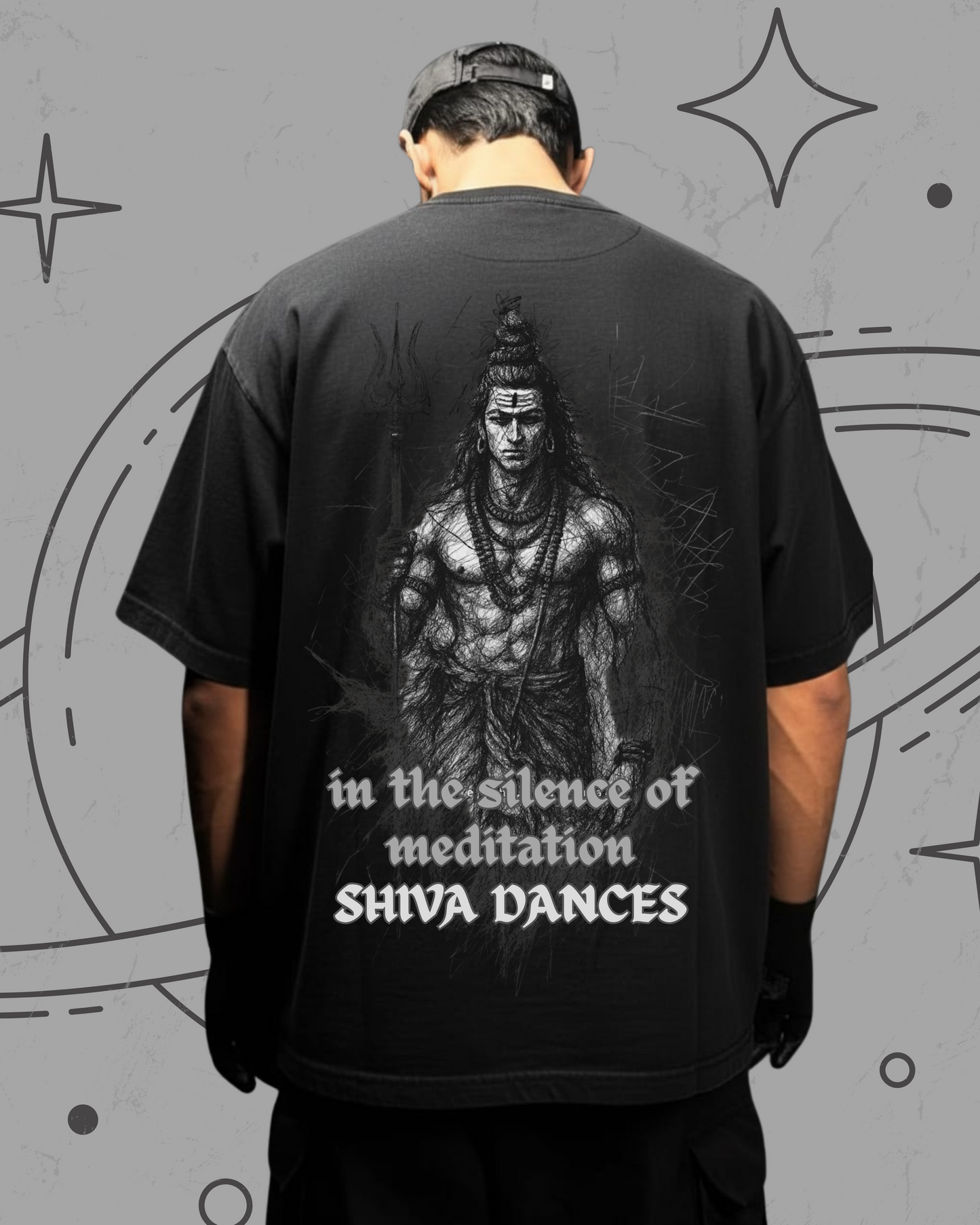 "Be ShivaHolic" Edition  Premium Oversized 100% Cotton Tshirt