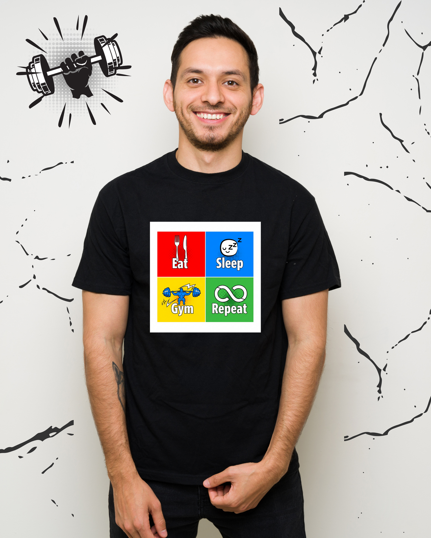 PehenLo Gym Crazy Tshirt