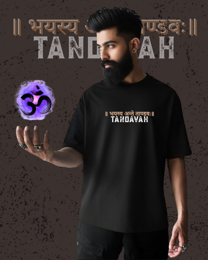 "Taandav 2.0" Edition 100% Premium Cotton Oversized T-shirts
