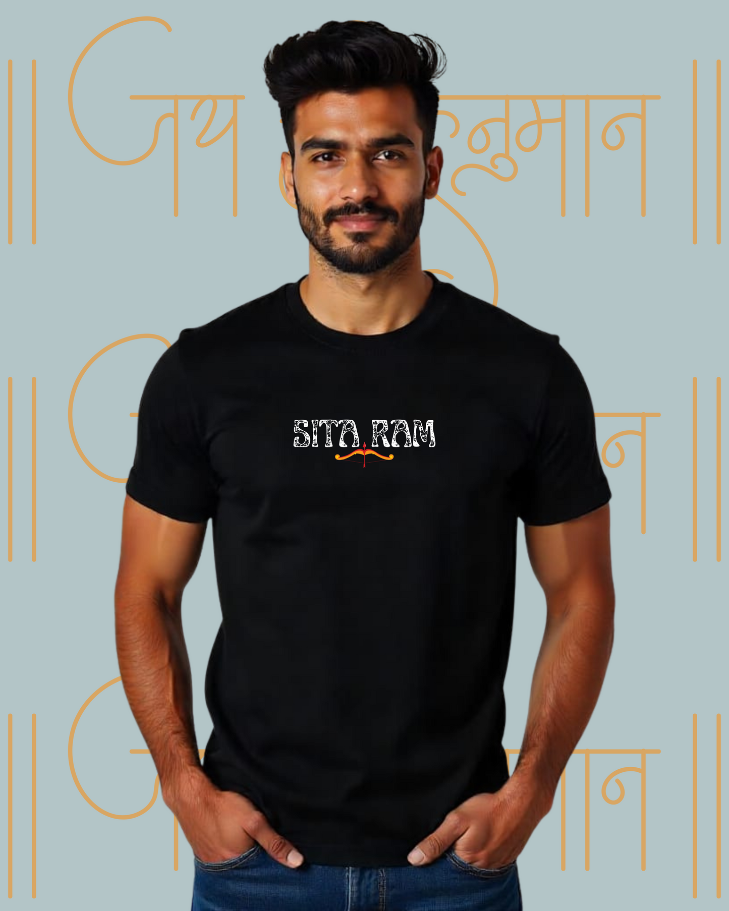 "Sita Ram" Limited Edition 100% Cotton Premium Tshirts